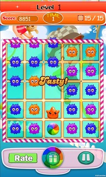 Candy Face Heroes游戏截图2