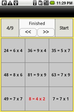 Rev. one-digit multiplication游戏截图3