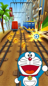 Subway Doraemon Surf Rush Run游戏截图2