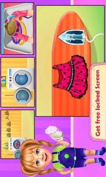 Sweet Baby Girl Pool Party Games: Summer Pool Fun游戏截图2