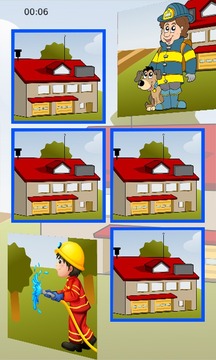 Fireman Samy Memory Puzzle游戏截图4