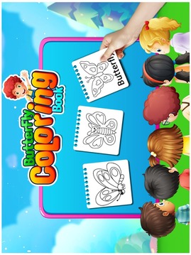 Butterfly Coloring Book - Coloring Book For Kids游戏截图1