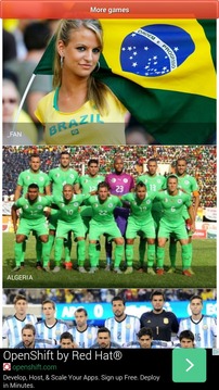 Puzzle Brazil Soccer 2014游戏截图1
