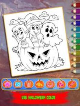 Halloween United Color Book:Coloring Book Game游戏截图4