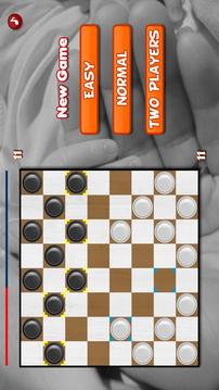 Simple Checkers Game游戏截图2