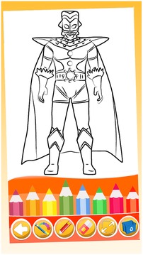 how to color ultraman zero fans游戏截图1