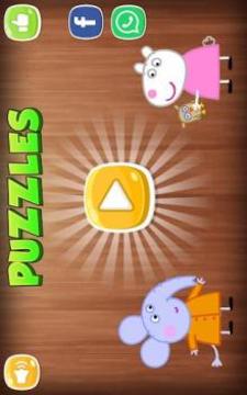 Peepa Pig Rompecabezas Puzzles游戏截图3