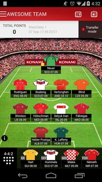 UEFA Euro Qualifiers Fantasy游戏截图1