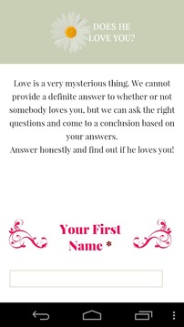 Does He Love Me Quiz游戏截图1