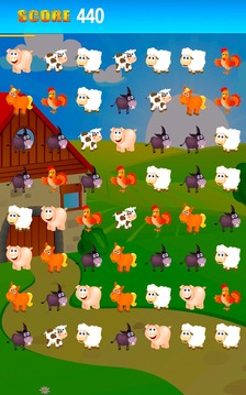 Animals Match 3 Farm Quest Tap游戏截图5