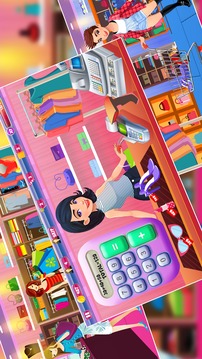 Super Shopping Mall Girls: Cashier Games游戏截图1