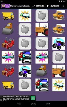 Memory Game- Tractors & Trucks游戏截图4