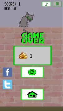 Kitty Poo Catcher action game游戏截图4