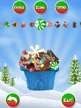 Christmas Cupcakes Maker FREE游戏截图5