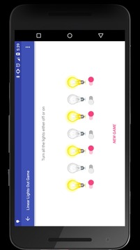 Linear Lights Out Game游戏截图2