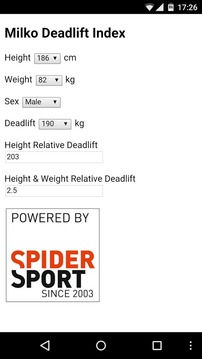 Milko Deadlift Index游戏截图2