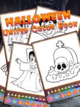 Halloween United Color Book:Coloring Book Game游戏截图5