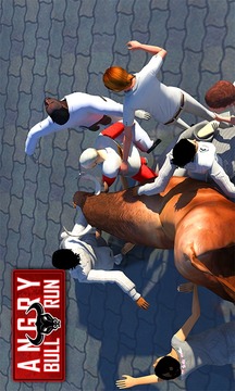 Angry Bull Run 3D simulator游戏截图4