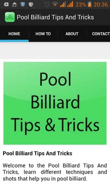 Pool Billiard Tips And Tricks游戏截图2