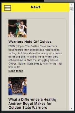 Warriors Basketball Fan App游戏截图3