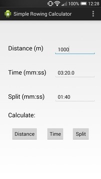 Simple Rowing Calculator游戏截图2