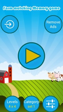 Farm matching Memory game游戏截图2