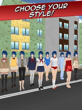Sakura Kawaii Girl Anime Run游戏截图3