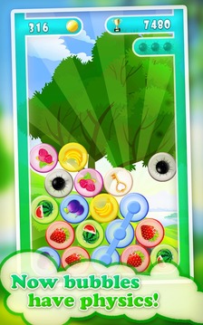 Bubble puzzle: fruits游戏截图3