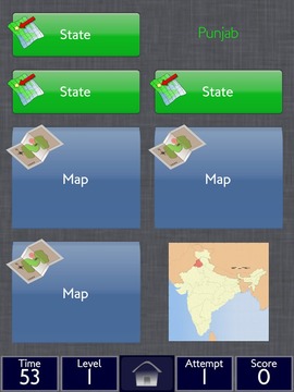 India States Geography Memory游戏截图3