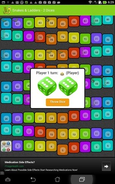 Snakes and Ladders - 2 Dices游戏截图2