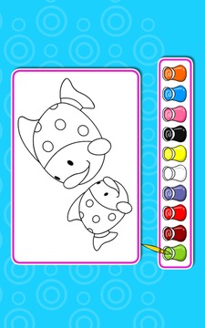 Coloring Cute Fish游戏截图5