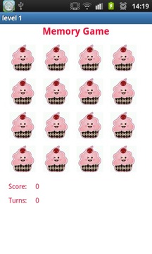 Cupcake Memory游戏截图3