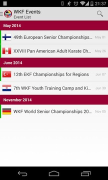 WKF Events游戏截图1