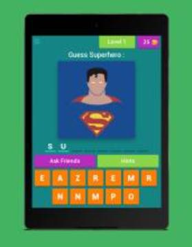 Guess Quiz for Superhero游戏截图5