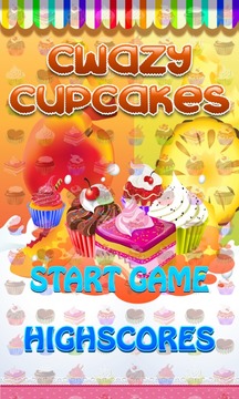 Cwazy Cupcakes - Match Game游戏截图1