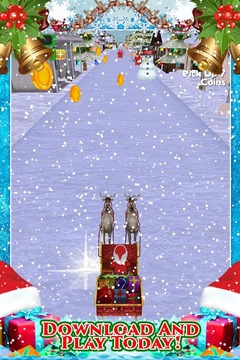 3D Santa Christmas Race FREE游戏截图5