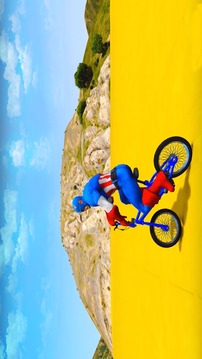 Superheroes Bmx Racing: Bicycle Xtreme Stunts游戏截图5
