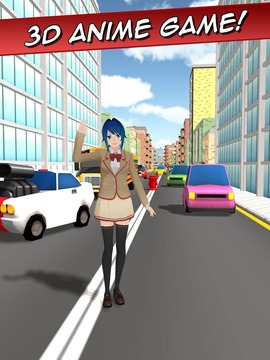 Sakura Kawaii Girl Anime Run游戏截图1