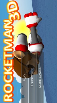 Rocketman 3D Jetpack游戏截图1