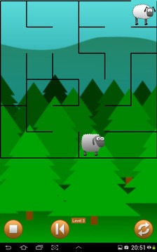 Lamb and Wolf Maze Puzzle游戏截图5