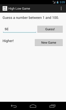 High Low Guessing Game游戏截图2