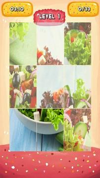 Green salad Jigsaw Puzzle游戏截图5