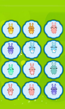 Match Adorable Bunny Pairs游戏截图2