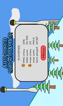 Antibored Snowboarder with Ads游戏截图3