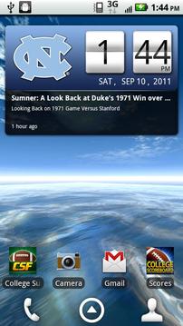 UNC Tar Heels Live Clock游戏截图3