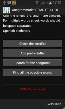 Anagrammatist DEMO IT游戏截图2
