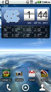 UNC Tar Heels Live Clock游戏截图2