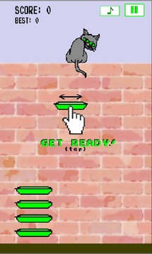 Kitty Poo Catcher action game游戏截图2