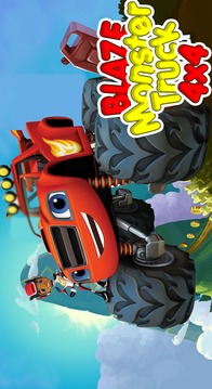 Blaze Monster Truck 4X4 Climb Race游戏截图3