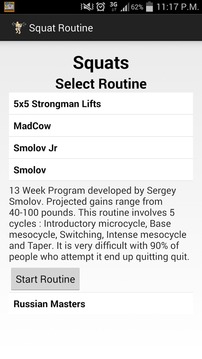 Squat Routine游戏截图1